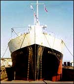 Ship in dock