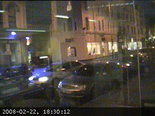 A view looking up Victoria Street in Douglas.