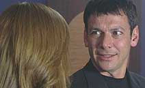 Billy embarrased by Heather