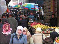 Ramallah çarşısı