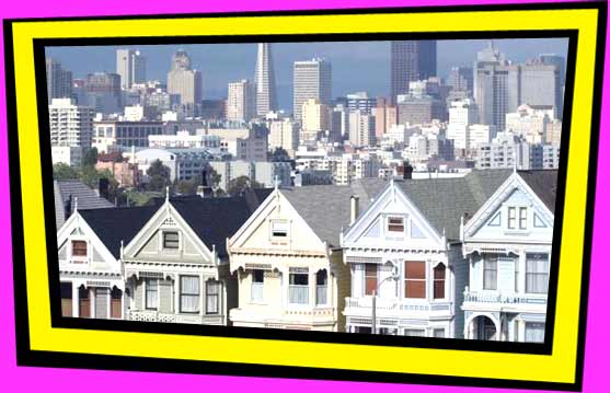 The 'Painted Ladies' in San Francisco