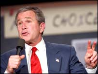 امریکی صدر جارج بش