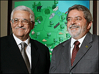 Lula e Abbas