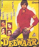 Poster from the film 'Deewaar' 