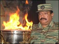 LTTE leader, Velupillai Prabhakaran