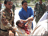  یک زخمی ناآرامی ها در بعقوبه (عکس از آرشیو)