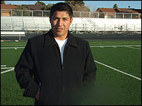 O torcedor Carlos Quezada (Foto: Bruno Garcez)