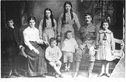The Keenan family 1917/18. L-R son Thomas, wife Ann Keenan (nee Goodwin,) daughters Mary and Ellen, Thomas Keenan and daughter Kathleen (my mum) front L-R sons Leonard and William (Bill.)