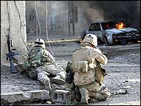 Felluce'deki Amerikan askerleri