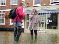 BBC Gloucestershire's Chris Brierley in Tewkesbury