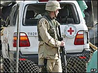  بغداد میں ریڈ کراس کے دفتر میں دھماکہ ہوا تھا