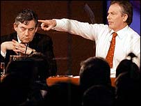 Hai chính trị gia hàng đầu của Lao Động là Gordon Brown và Tony Blair