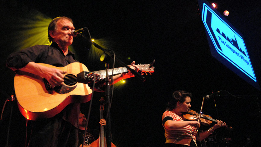 The Imagined Village live at The Old Fruitmarket. Photo by Louis Decarlo