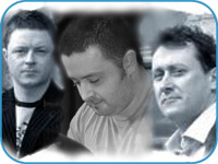 l-r Donal O'Connor, Barry Kerr, Alan Burke