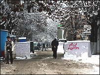 حصارهای امنيتی در کابل