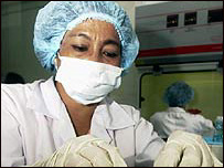 Laboratorní pracovnice