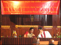 President Kumaratunga and Prime Minister Rajapakse