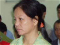 Bà Lê Thị Kim Thu - ảnh báo CAND