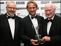 Gary Hickson, Carl Fogarty and Sir Tom Finney