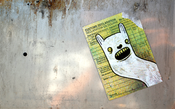 Customs Slip Artwork