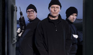 The Invisibles: (L-R) Syd Woolsey (Warren Clarke), Maurice Riley (Anthony Head) and Hedley Huthwaite (Dean Lennox Kelly)