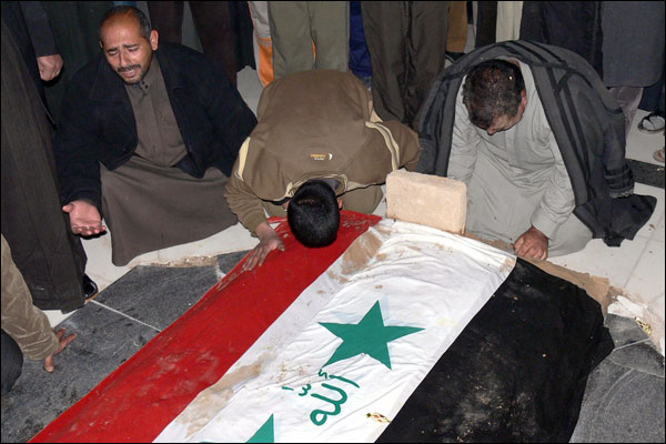 सद्दाम हुसैन को दफ़नाया गया