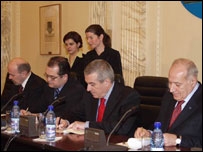 Liderii coaliţiei de guvernare 