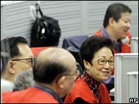 Hong Kong borsasında işlemler