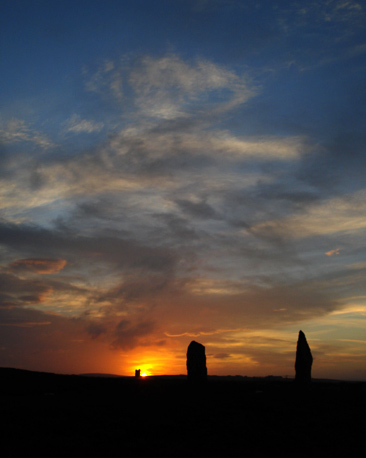 Sunset over Ring of Brodgar, Orkney (Image courtesy of Aileen Farquhar)