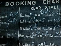 फ़िल्म के हाउसफ़ुल शो का बोर्ड