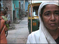 दंगों की एक पीड़ित महिला