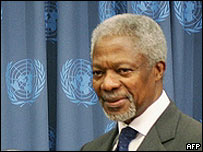 Generální tajemník OSN Kofi Annan