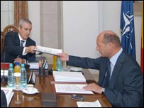 Traian Băsescu şi Călin Popescu Tăriceanu