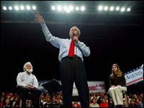 O presidente George W. Bush