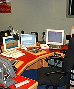 Pic: Radio studio.