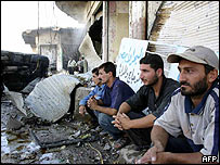 इराक़ में हिंसा के प्रभावित लोग