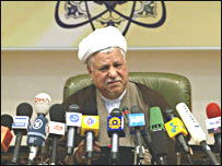 هاشمی رفسنجانی در کنفرانس انرژی هسته ای