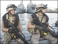 Німецькі військові з європейських антипіратських сил