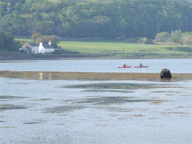 Evening paddle round the bend