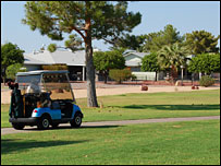 Sân golf ở 'Sun City'