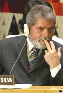 O presidente Luiz Inacio Lula da Silva
