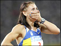 Nữ vận động viên Blonska của Ukraina