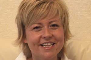 Jane's teaching her baby some alternative communication...