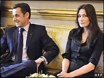 Sarkozy ve Bruni