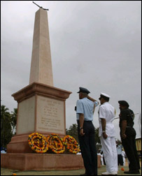 कार निकोबार में स्मारक