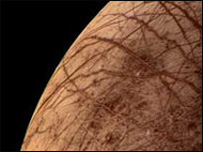 A lua Europa, de Júpiter (Foto: Nasa)