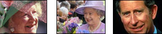 The Queen Mother, The Queen and Prince Charles