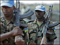 Darfur'da barış gücü askerleri