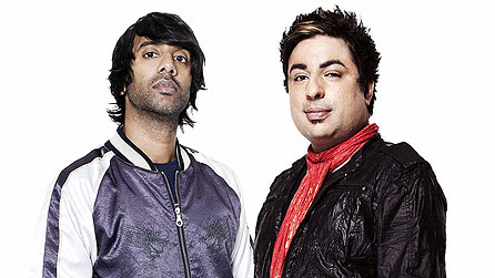 Nihal (left) and Bobby Friction (image: BBC/Dean Chalkley and Adam Lawrence)