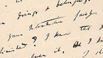 Darwin letter © Cambridge University Library